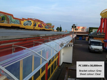 Load image into Gallery viewer, CANOFIX Door Canopy - Bracket Size 1000mm (Projection from the wall)