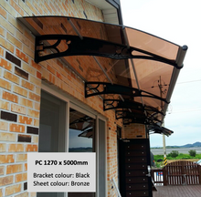 Load image into Gallery viewer, CANOFIX Door Canopy - Bracket Size 1270mm (Projection from the wall)