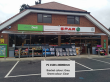 Load image into Gallery viewer, CANOFIX Door Canopy - Bracket Size 1500mm (Projection from the wall)