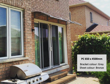 Load image into Gallery viewer, CANOFIX Door Canopy - Bracket Size 650mm (Projection from the wall)