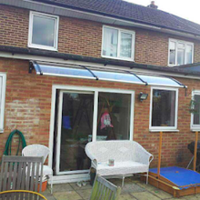 Load image into Gallery viewer, CANOFIX Door Canopy - Bracket Size 1000mm (Projection from the wall)