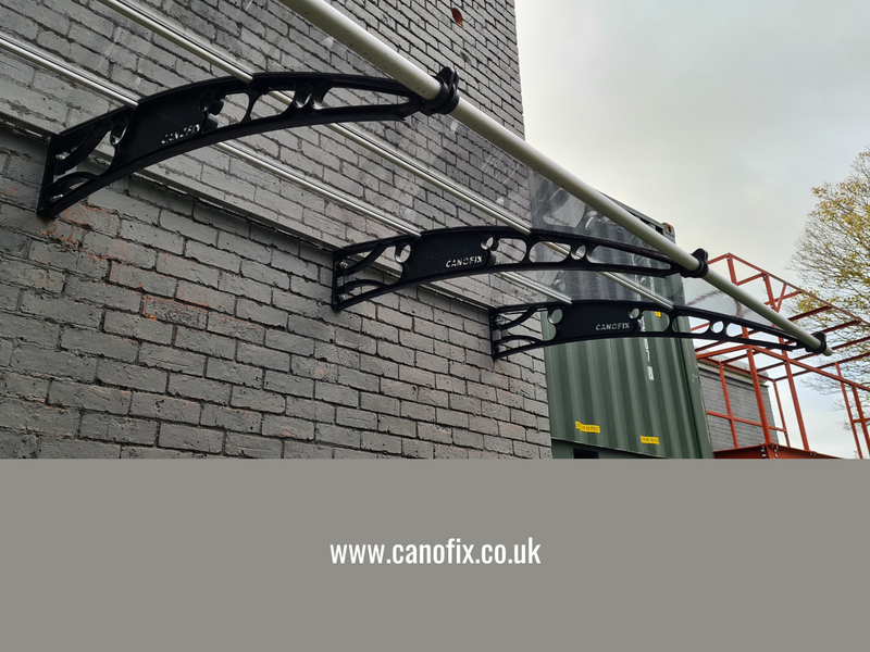 CANOFIX Polycarbonate Canopy: 1500mm Bracket