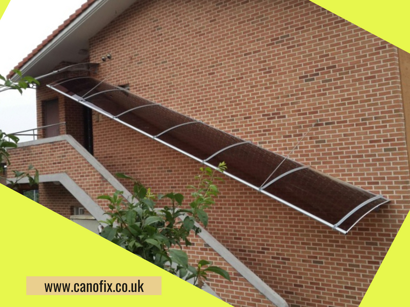 Looking For A Canopy To Install on the stairs outside a building?
