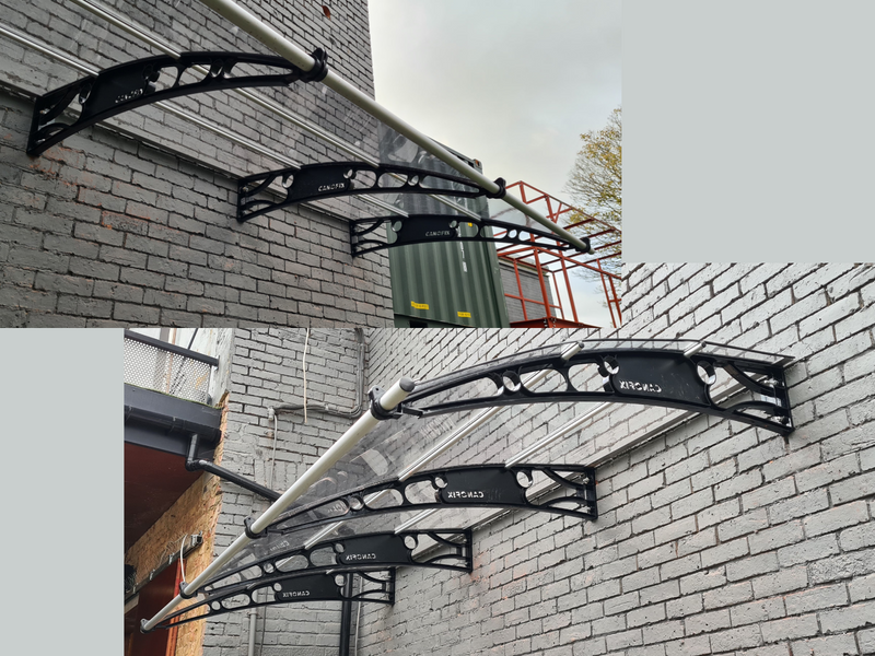 CANOFIX Polycarbonate Canopy: 1500mm Bracket