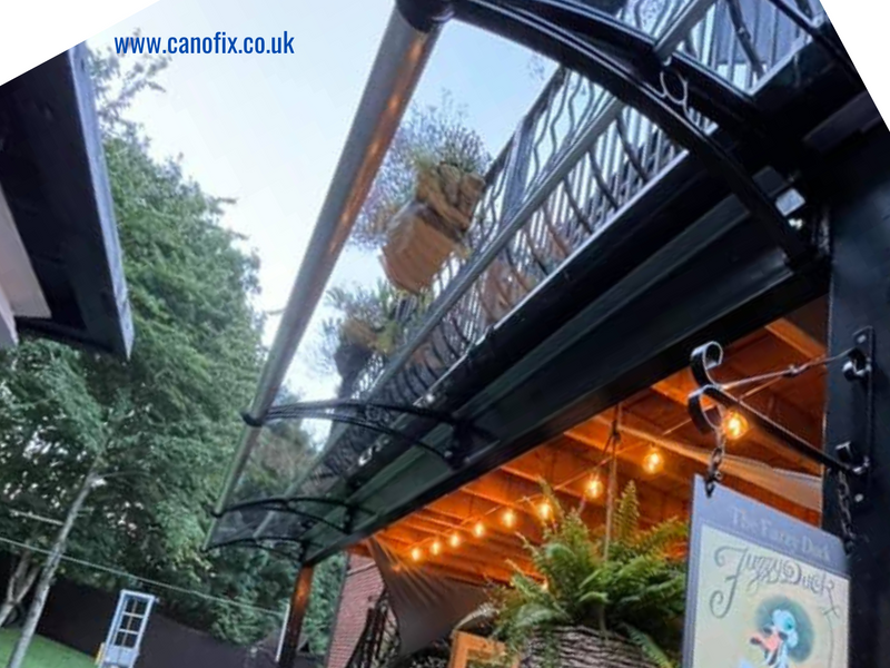 Beautiful CANOFIX Canopy Installed For A Restaurant