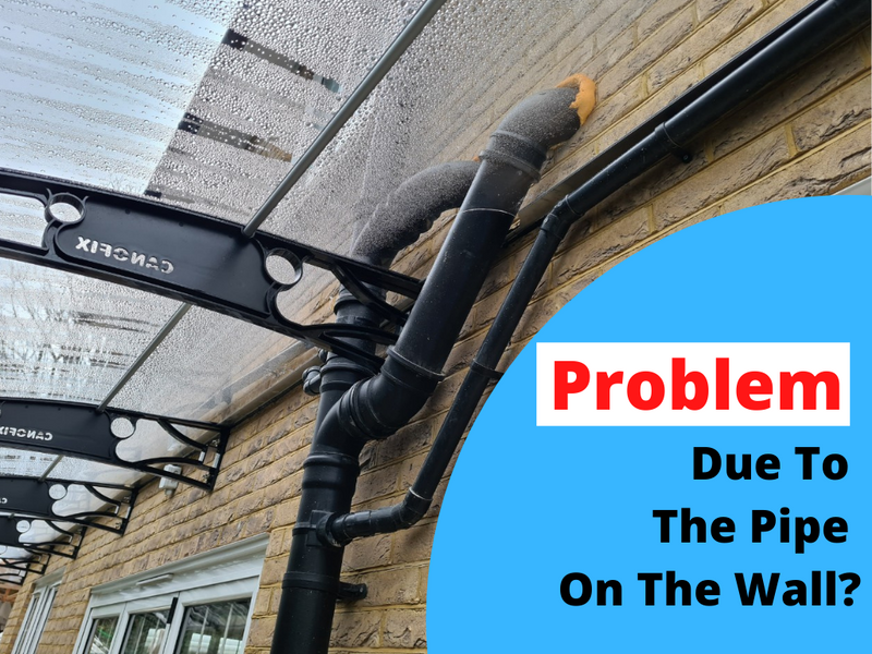 Problem Due To The Existing Pipes on the Wall?