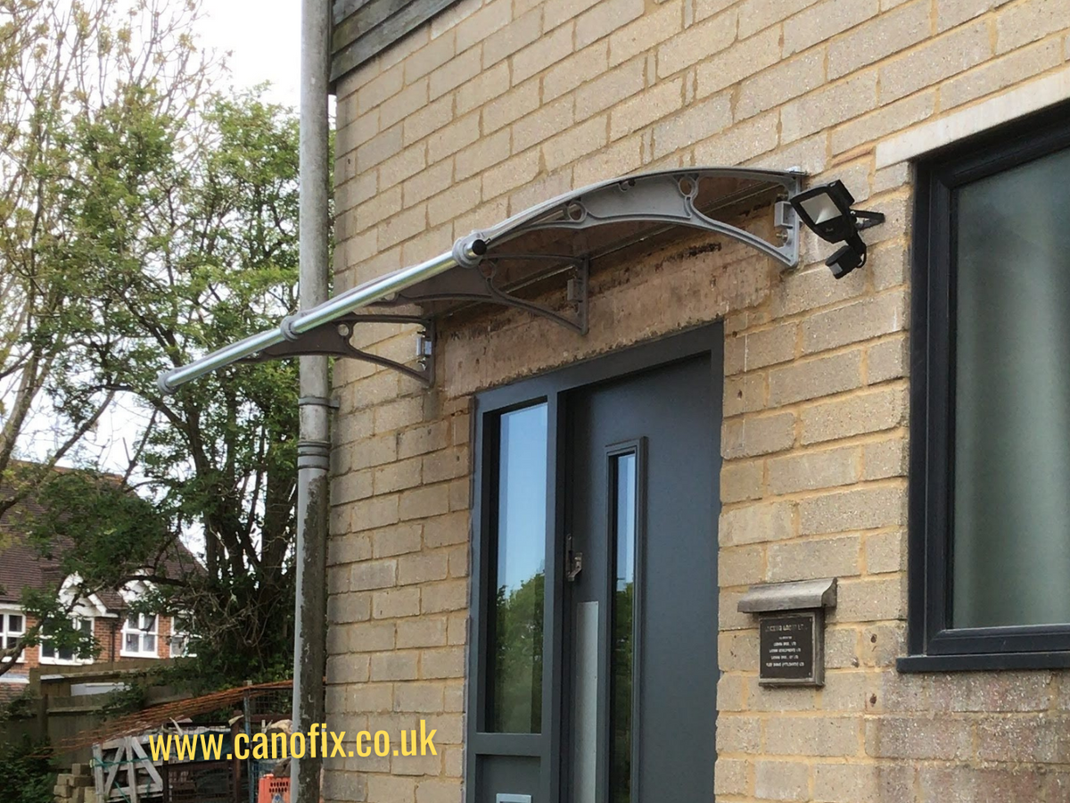 CANOFIX Polycarbonate Door Canopy: 1000mm Bracket – Canofix Door Canopy