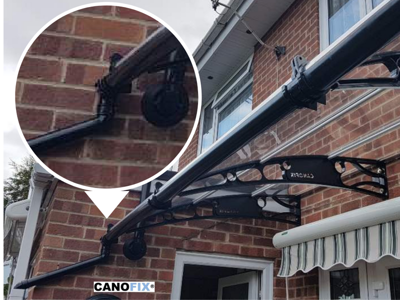 Door Canopy with Gutter?