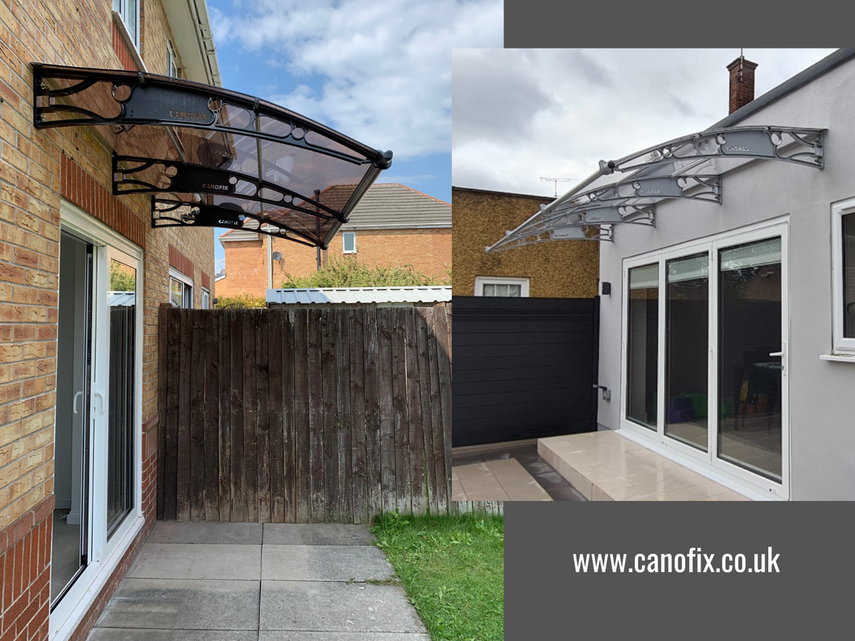 Is this canopy large enough for your garden patio? – Canofix Door Canopy
