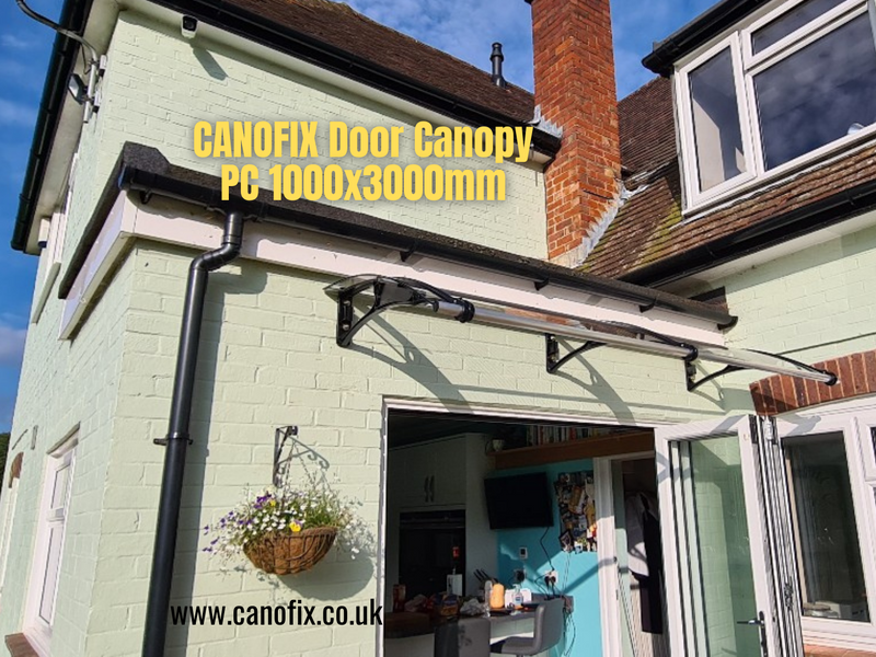 A Customer Sent Us Pictures of The CANOFIX Door Canopy
