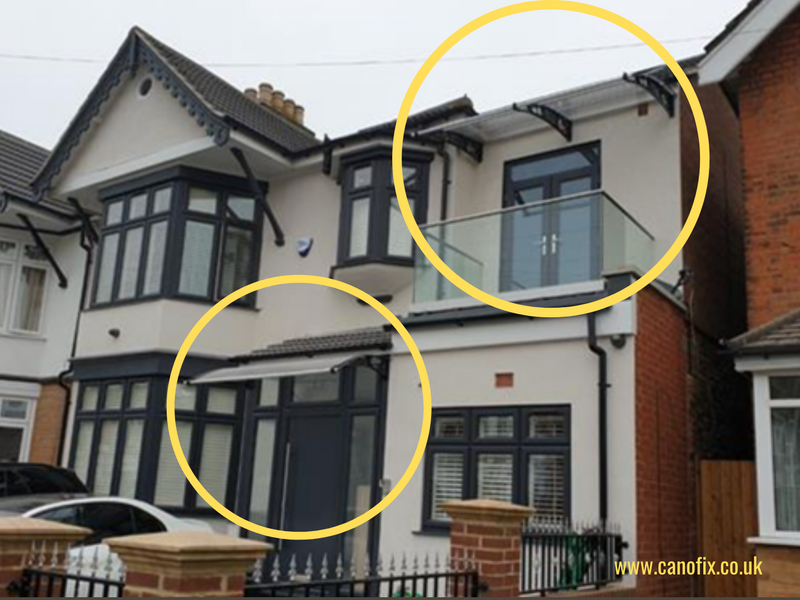 TWO Canopies In One House