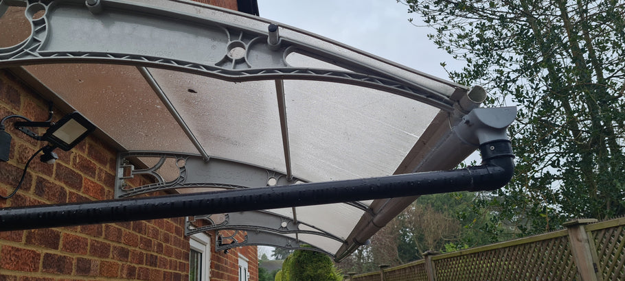 🌧️🏠 Upgrade Your Canopy with Extra Gutter and Drainage! 🌟