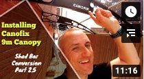 9m Long CANOFIX Door Canopy DIY Installation Video
