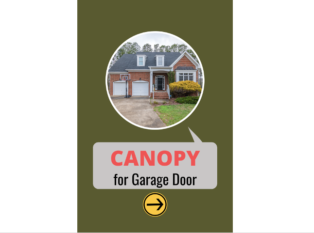 Canofix Door Canopy is perfect for Garage Door.