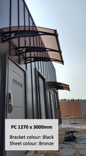 Load image into Gallery viewer, CANOFIX Door Canopy - Bracket Size 1270mm (Projection from the wall)

