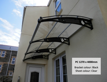 Load image into Gallery viewer, CANOFIX Door Canopy - Bracket Size 1270mm (Projection from the wall)
