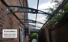 Load image into Gallery viewer, CANOFIX Door Canopy - Bracket Size 1270mm (Projection from the wall)
