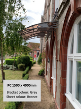 Load image into Gallery viewer, CANOFIX Door Canopy - Bracket Size 1500mm (Projection from the wall)
