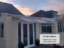 Load image into Gallery viewer, CANOFIX Door Canopy - Bracket Size 1500mm (Projection from the wall)
