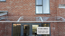 Load image into Gallery viewer, CANOFIX Door Canopy - Bracket Size 1500mm (Projection from the wall)

