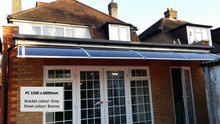 Load image into Gallery viewer, CANOFIX Door Canopy - Bracket Size 1500mm (Projection from the wall)
