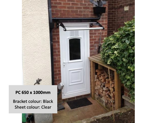 CANOFIX Door Canopy - Bracket Size 650mm (Projection from the wall)