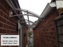 Load image into Gallery viewer, CANOFIX Door Canopy - Bracket Size 650mm (Projection from the wall)
